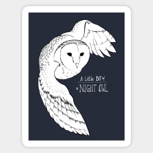 Night Owl - alternative dark version Sticker